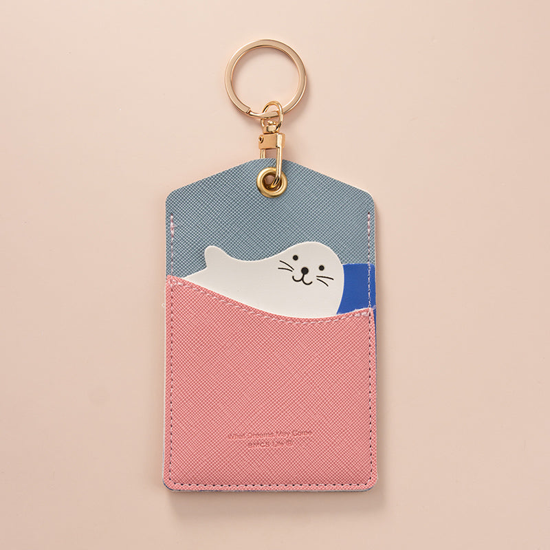 Cartoon Keychain PU Creative Card Driver's License Cover