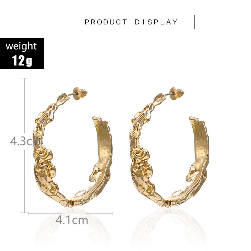 Circle Big Hoop Earrings for Women Party Jewelry Gift