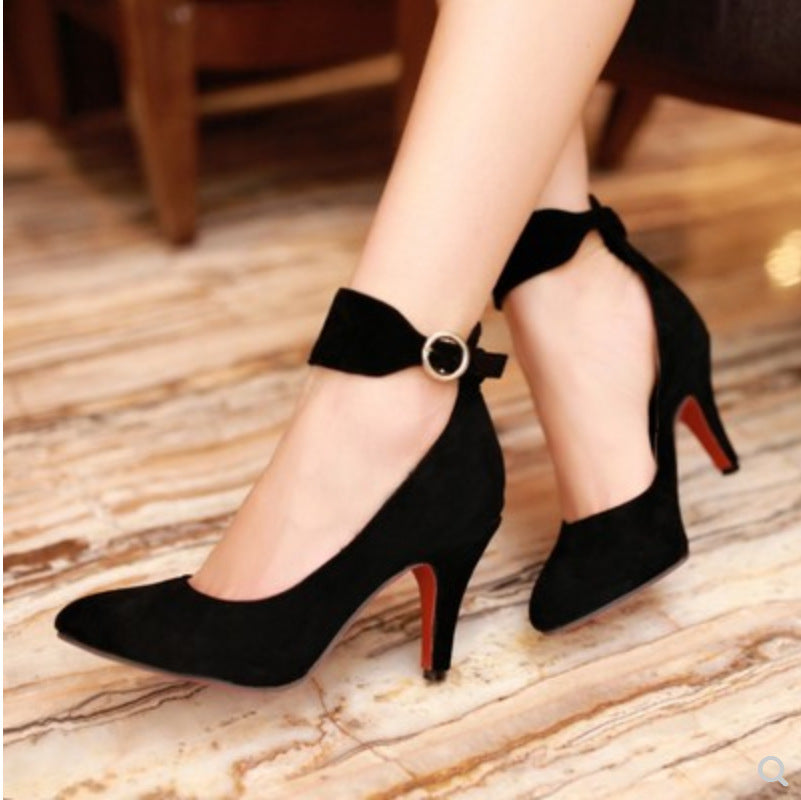 Women's shoes pointed high heels