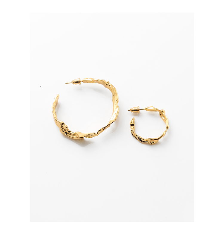 Circle Big Hoop Earrings for Women Party Jewelry Gift