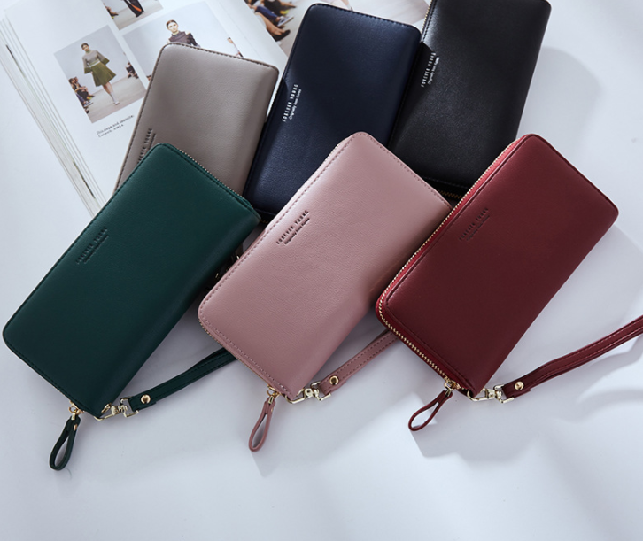 Fashion long zipper phone case