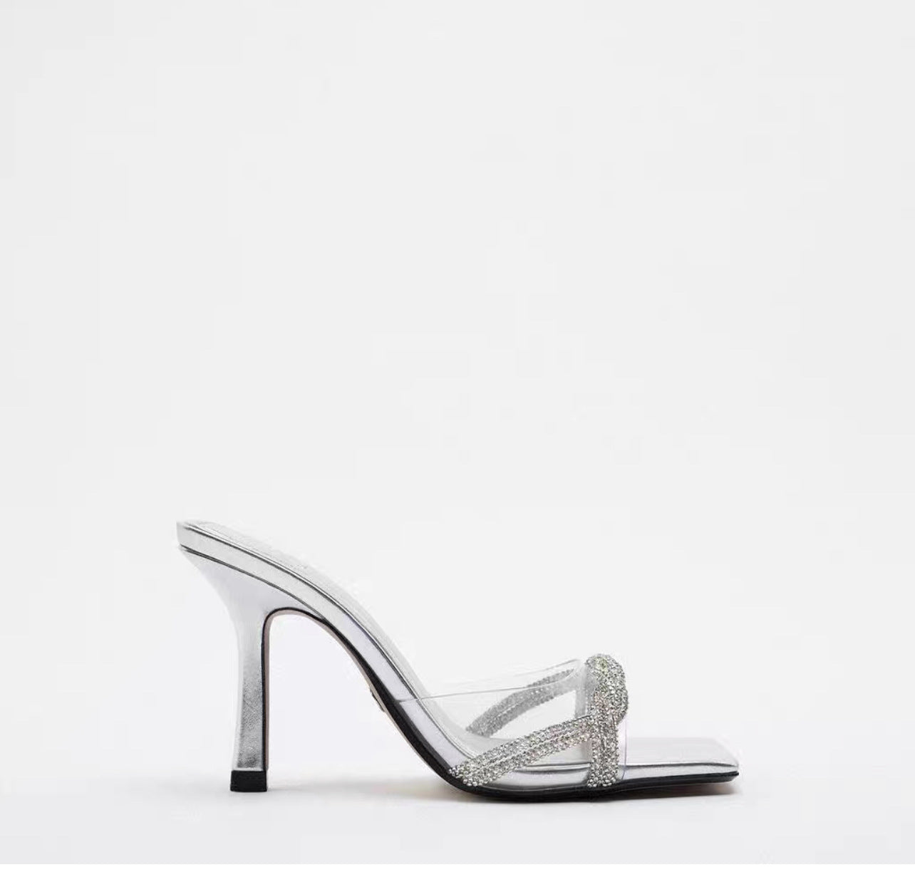 Fashion New Silver Shiny High Heels