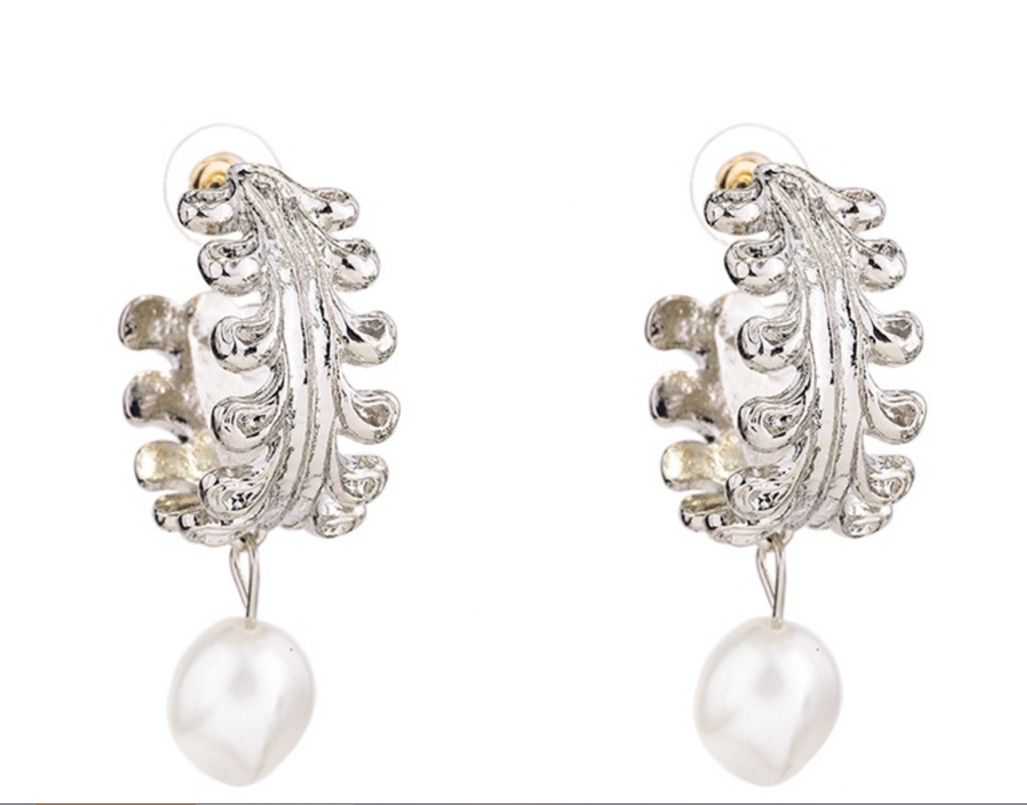 Big Pearl Pendants Earring For Women