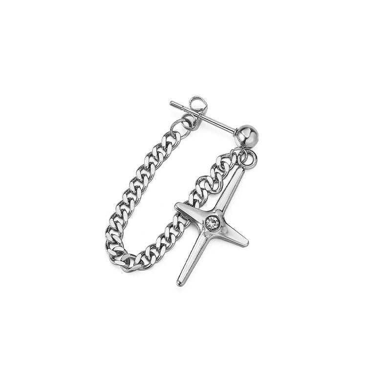 Cross Chain Earrings For Men And Women