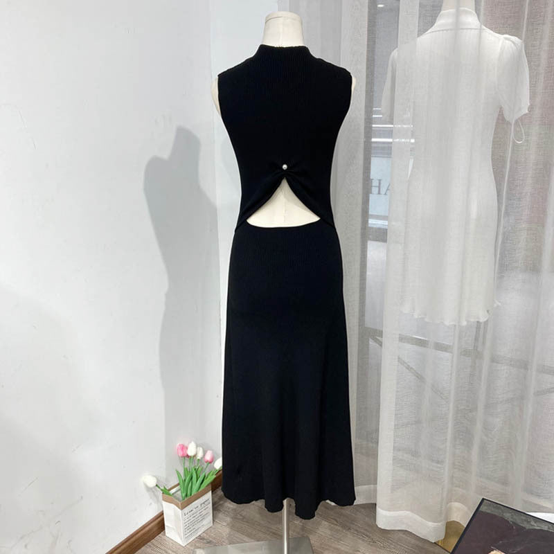 Women's Sleeveless Sexy Knitting Dress