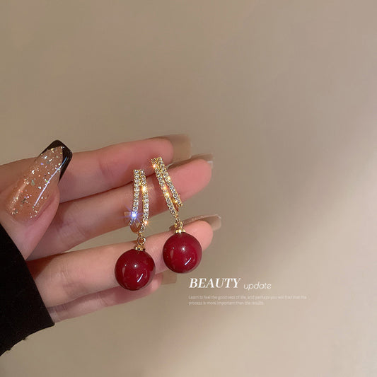 Earrings Temperament Light Luxury High-end Earrings Women