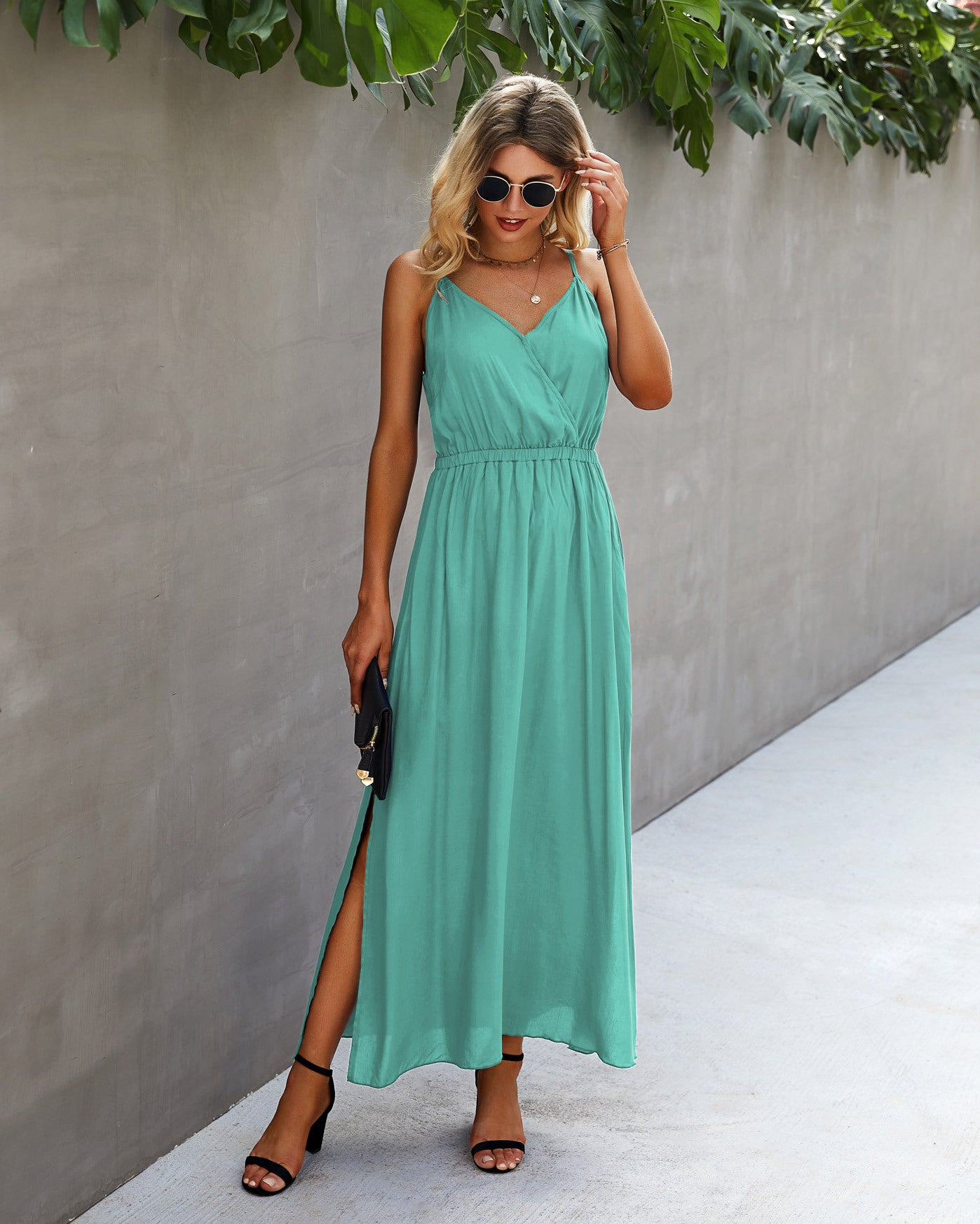 Fashion Sexy Halter Strap Long Dress