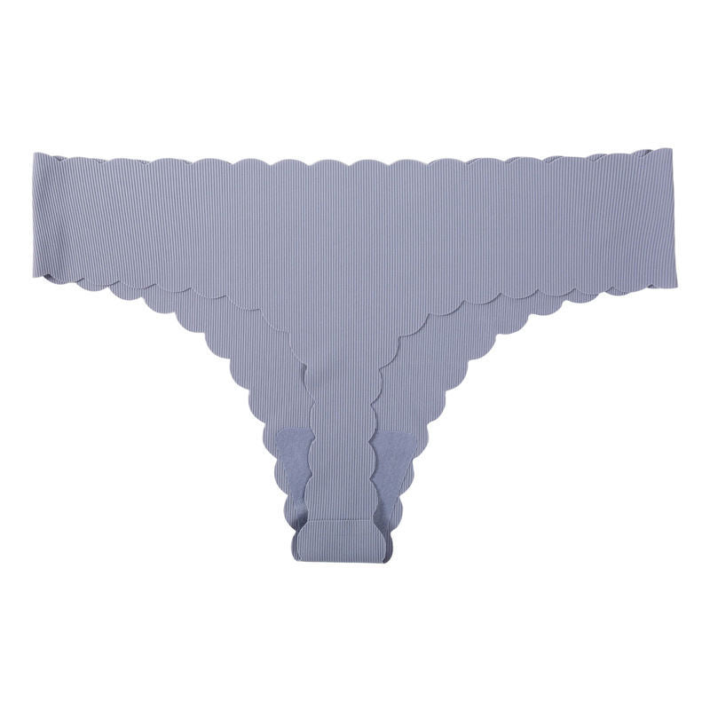 European And American Sexy Low-rise Ice Silk Seamless Panties