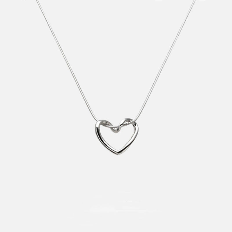 Gentle Love Pendant Necklace Versatile For Women