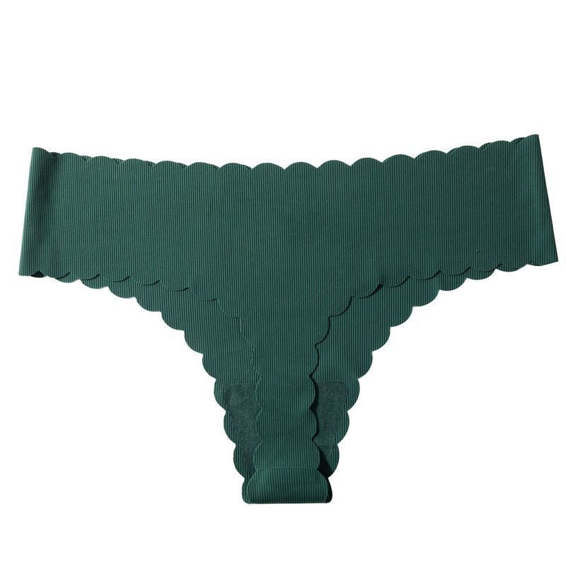 European And American Sexy Low-rise Ice Silk Seamless Panties