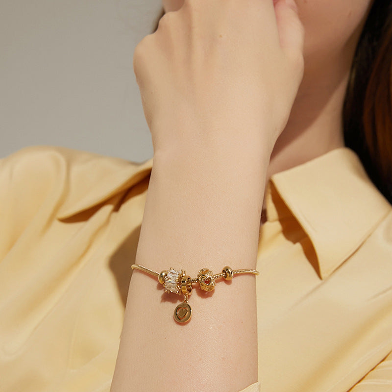 Zircon Flower Bracelet Women Zircon Flower Bracelet Women