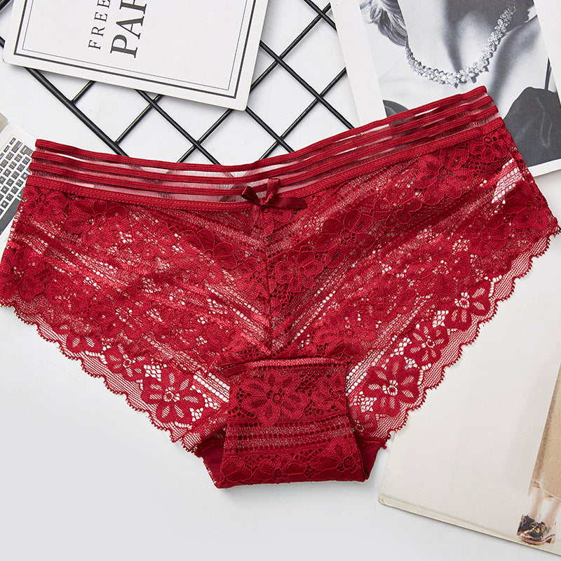 Sexy Ladies Briefs Lace Pattern Panties