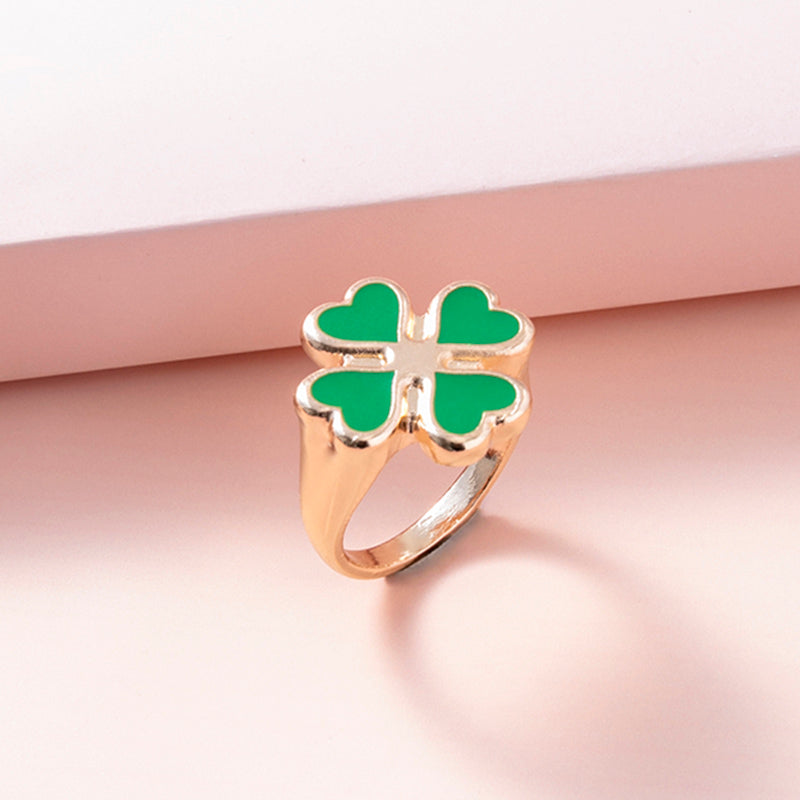 Four Leaf Clover Rings For Women Men