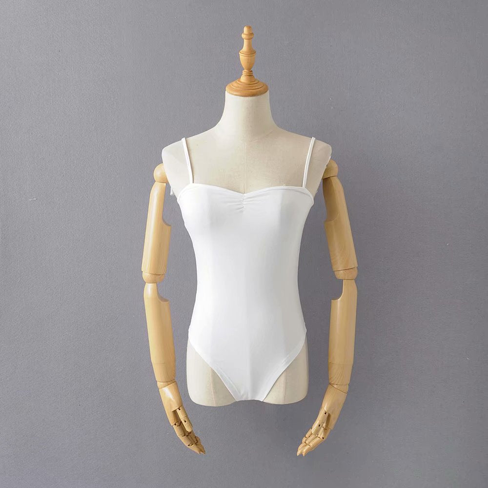 Chest pleated bodysuit