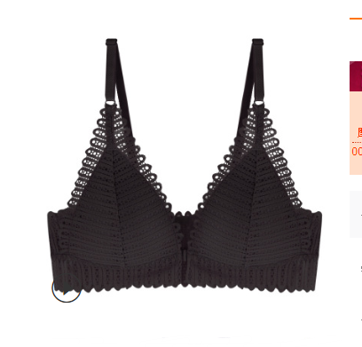 Sexy triangle cup bra without underwire