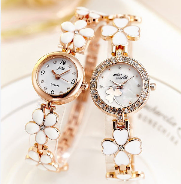 Fashion casual diamond inlaid Quartz Bracelet Watch