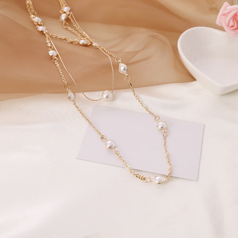 All-match pearl necklace women