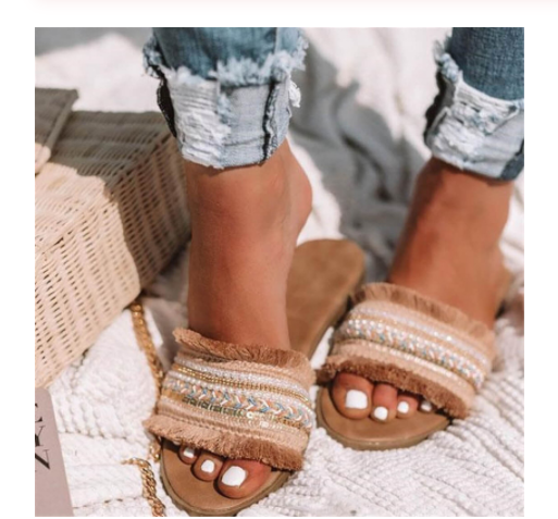 Women's flat sandals