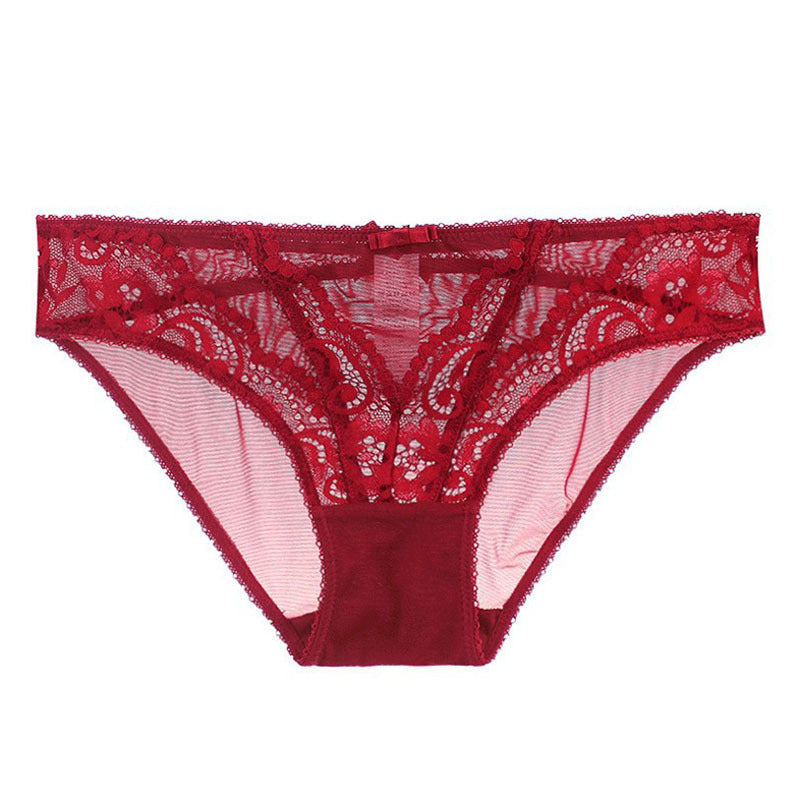 Lace sheer ladies panties