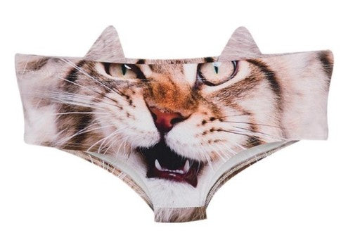 Cat Print Panties