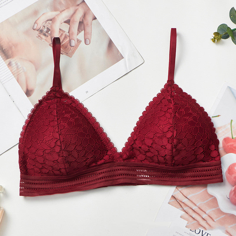 Sexy triangle cup bra