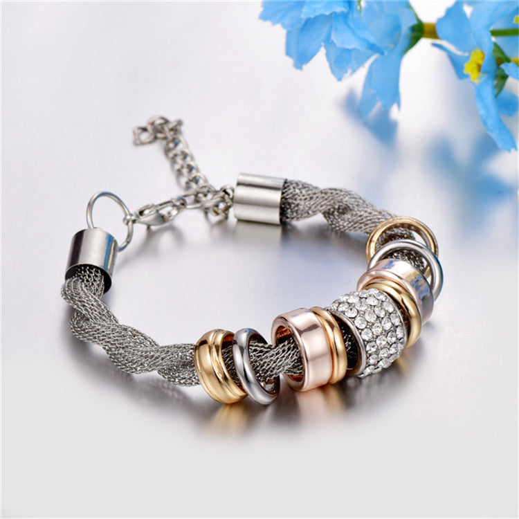 Twist Chain Bracelet Women Alloy Bracelet