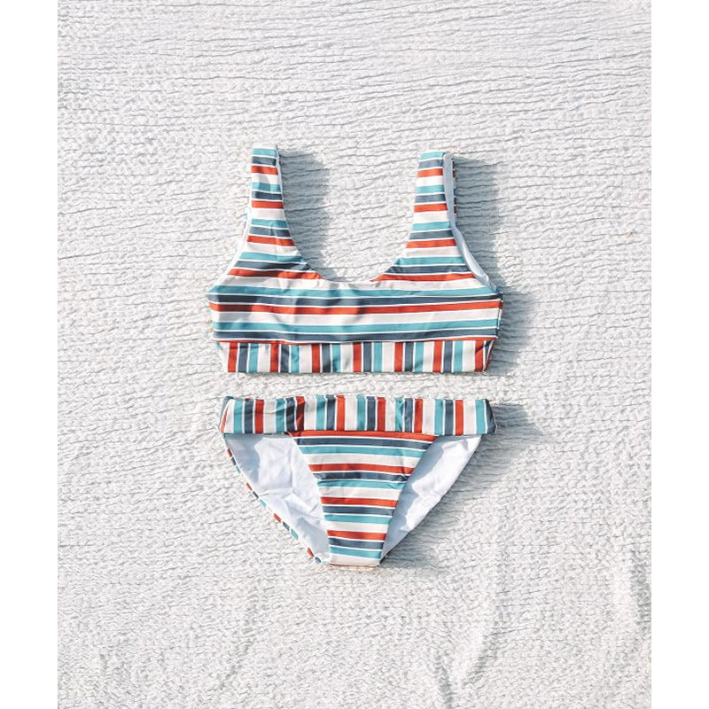 Striped swimsuit women