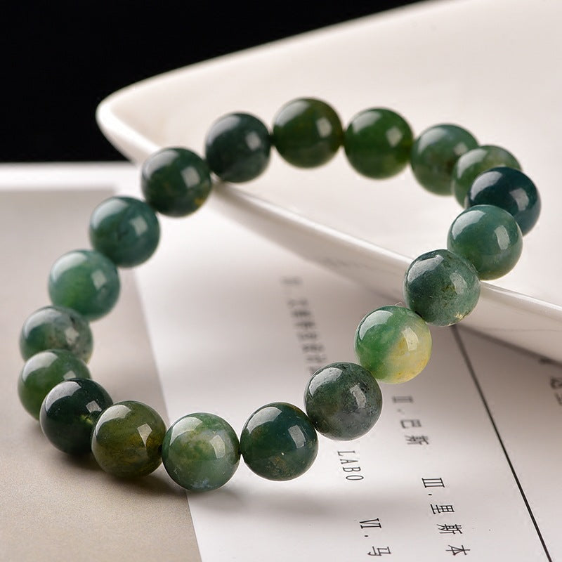 Natural agate chalcedony bracelet women