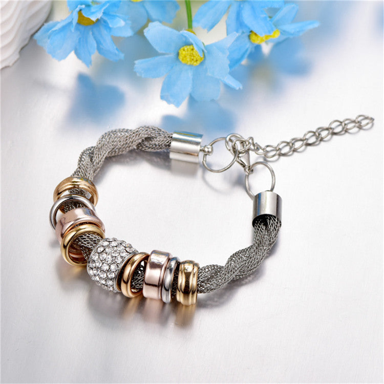 Twist Chain Bracelet Women Alloy Bracelet