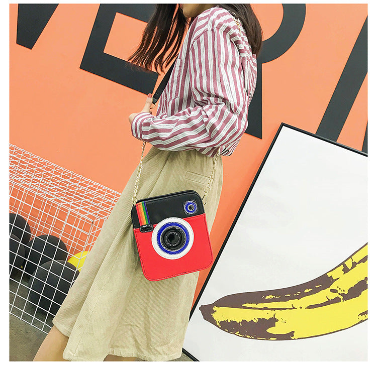 Camera bag fashion shoulder diagonal bag