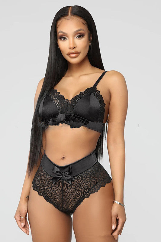 New Style Sexy Lingerie Sexy Sling Lace Bra Two-piece