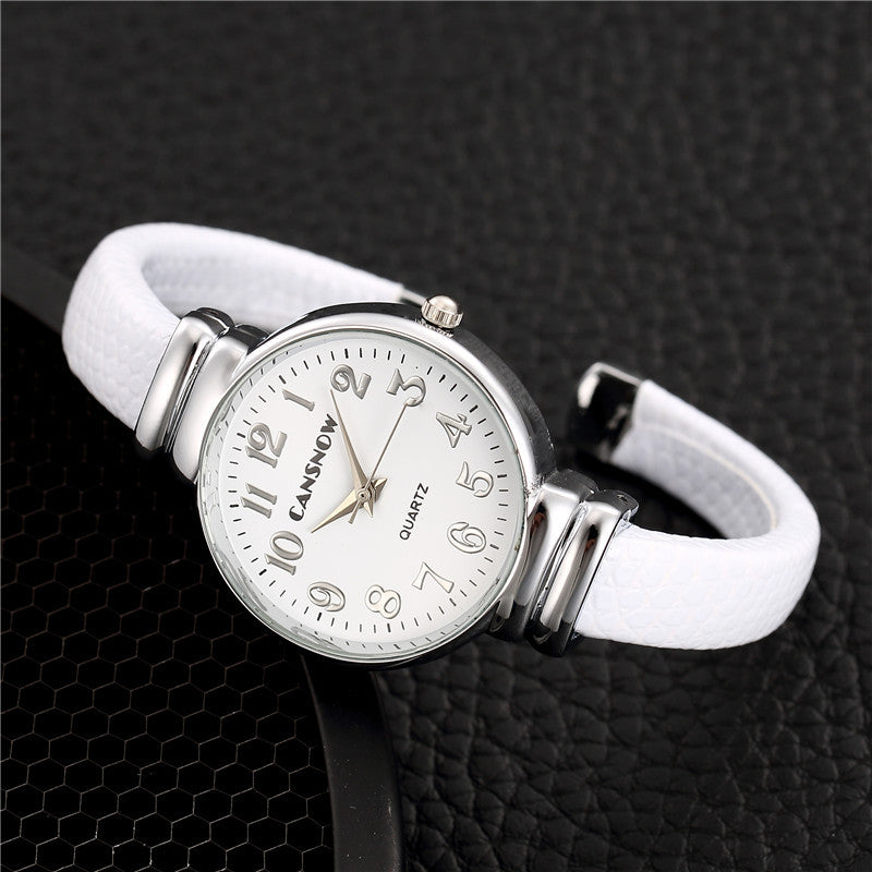 Fashion Simple Small Dial Belt Ladies Quartz Watch