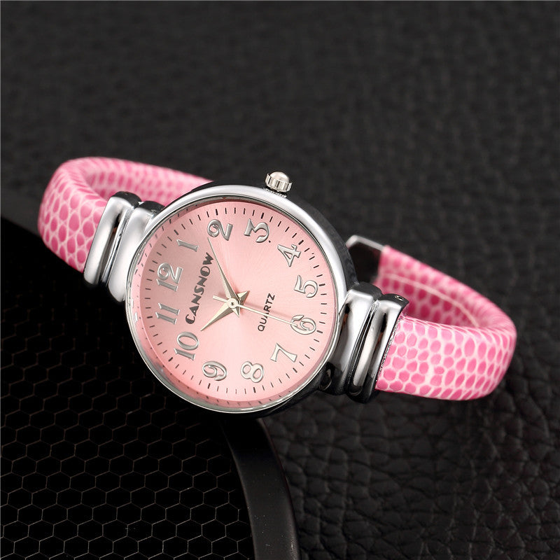 Fashion Simple Small Dial Belt Ladies Quartz Watch