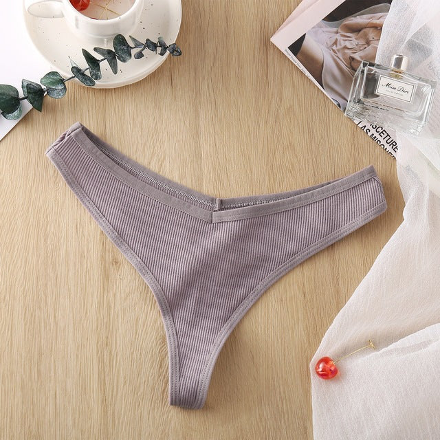 Low Waist Cotton Ladies Sexy Pink Panties