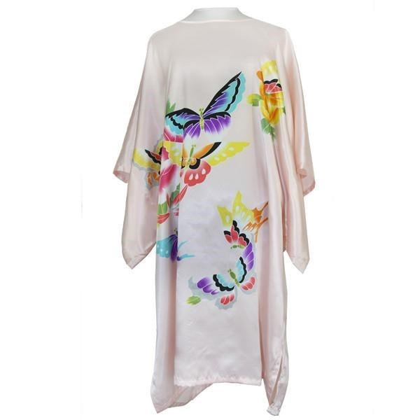 Sexy Female Silk Rayon Robe Bath Gown Nightgown Summer women