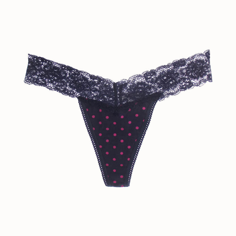 Thong Women Lace Striped Panties Women'S