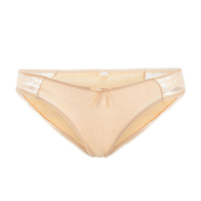 Side Lace Thong Women's Sexy Cotton Comfortable And Breathable Panties