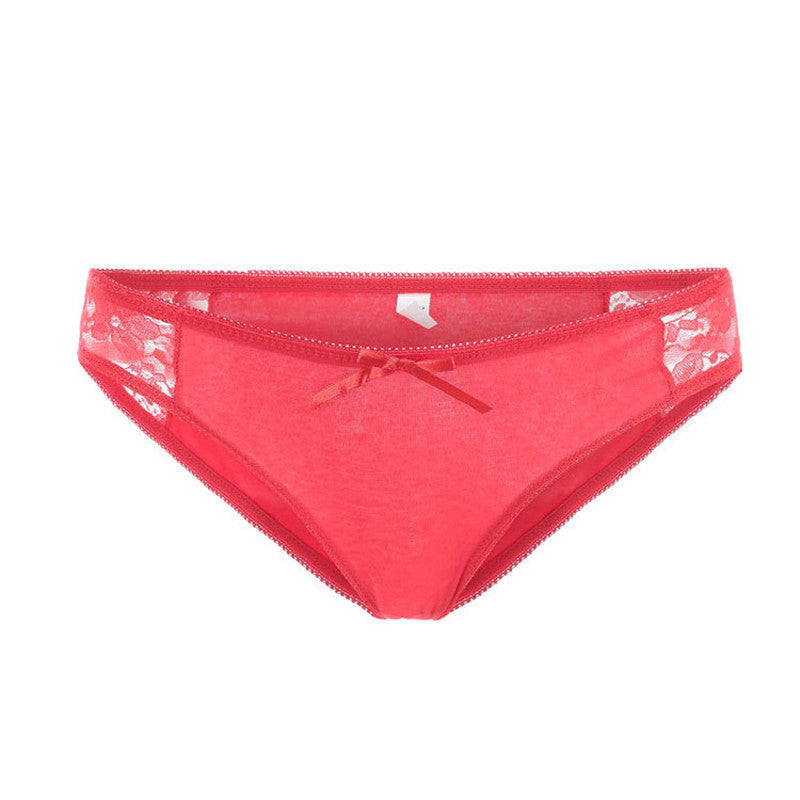 Side Lace Thong Women's Sexy Cotton Comfortable And Breathable Panties