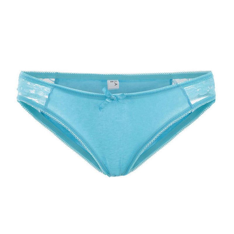 Side Lace Thong Women's Sexy Cotton Comfortable And Breathable Panties