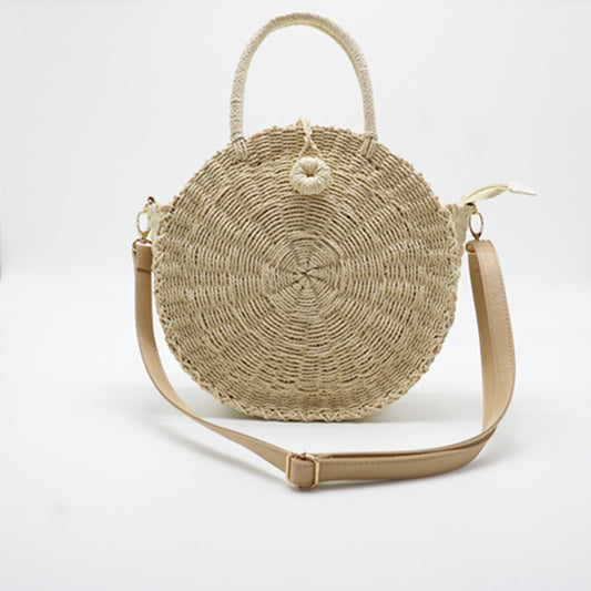 Fashion Round Straw Woven Bag Handbag