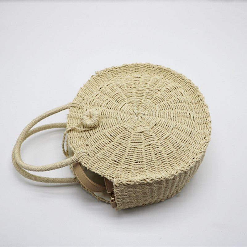 Fashion Round Straw Woven Bag Handbag