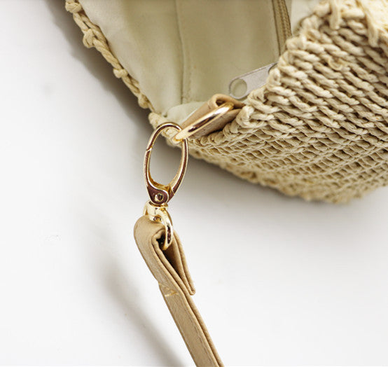 Fashion Round Straw Woven Bag Handbag