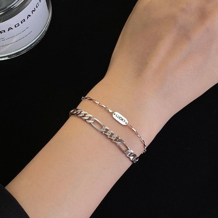 S925 Sterling Silver Lucky Bracelet Women