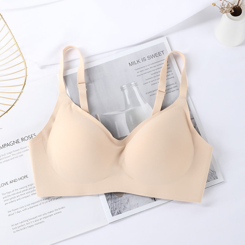 Gathering Beauty Back Bra Thin Strap Bra