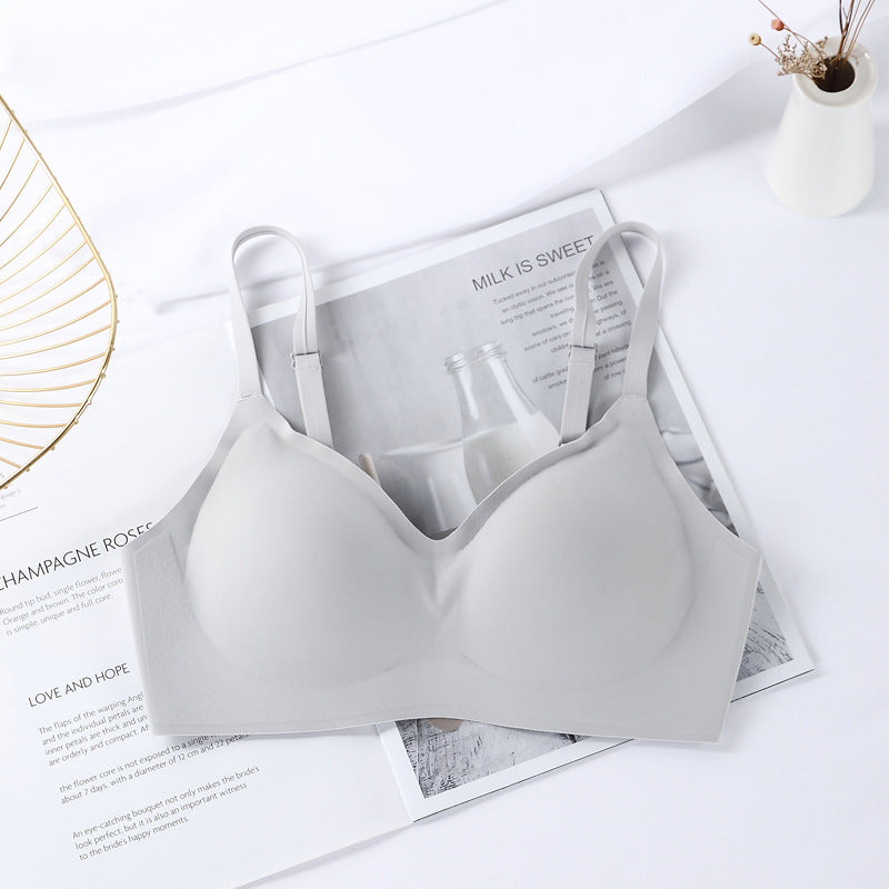 Gathering Beauty Back Bra Thin Strap Bra