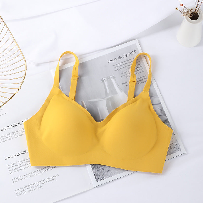 Gathering Beauty Back Bra Thin Strap Bra