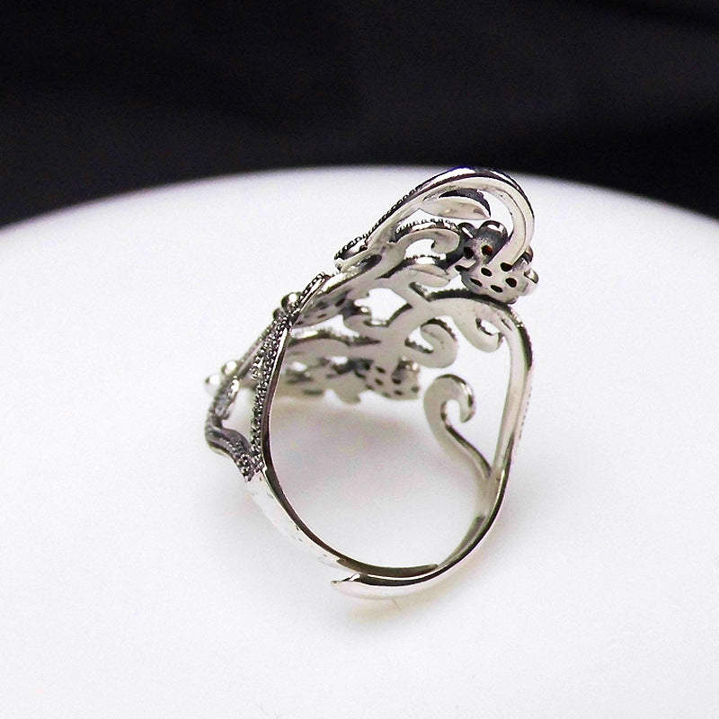 S925 Sterling Silver Rings For Women Jewelry Adjustable Size