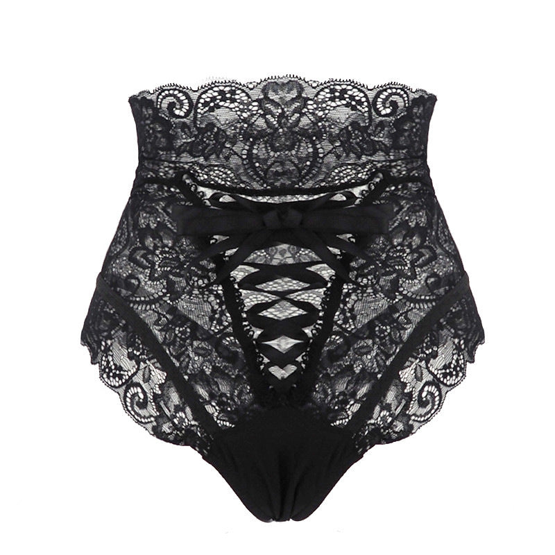 HighWaist Lace Panties Thongs Women Underwear Lingerie