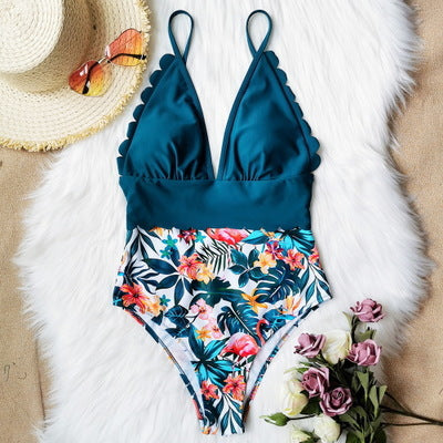 Women swimwear Swimsuit Bikini Sexy Plus Size OnePiece