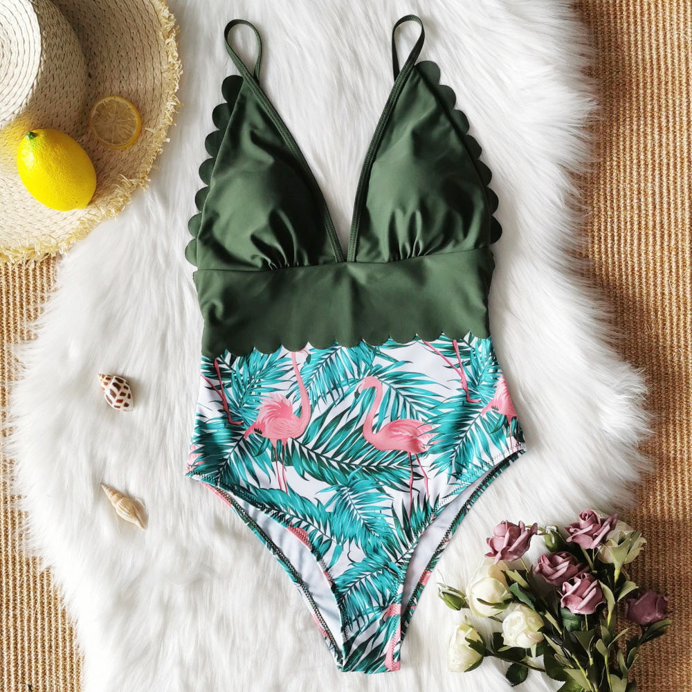 Women swimwear Swimsuit Bikini Sexy Plus Size OnePiece